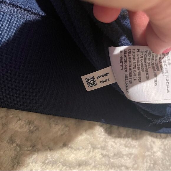 🚨 3 for $25 - AMERICAN Eagle Navy Bomber Sweatshirt - Picture 9 of 11